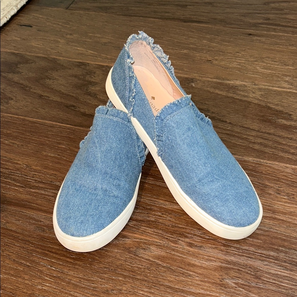 Denim Kate Spade Sneakers!